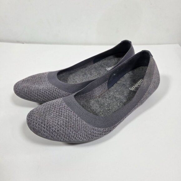 Allbirds Tree Breezers Flats Women’s Size 9 Gray Knit Slip On Casual Comfort Sho - Picture 3 of 8
